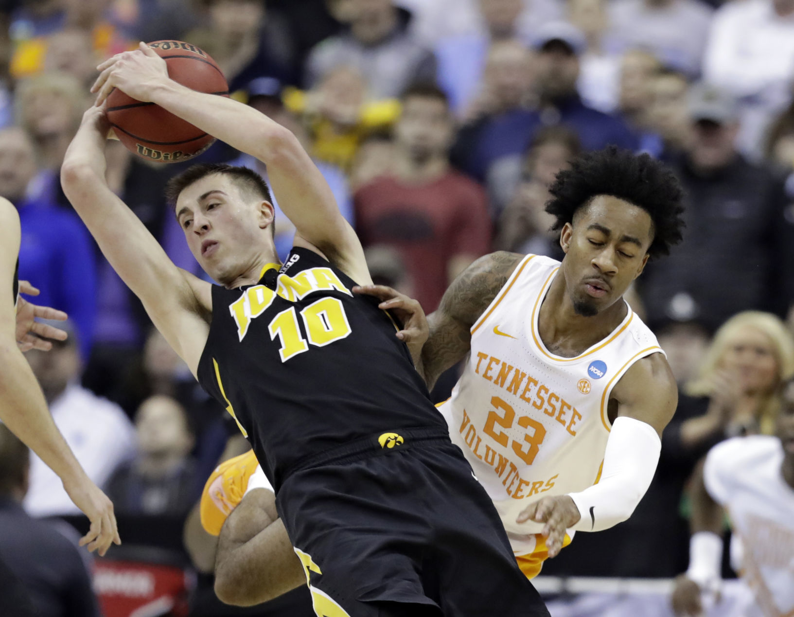 NCAA Tennessee Iowa Basketball